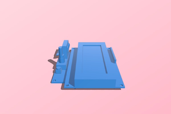 Printrbot LCD Panel model | 3d print model