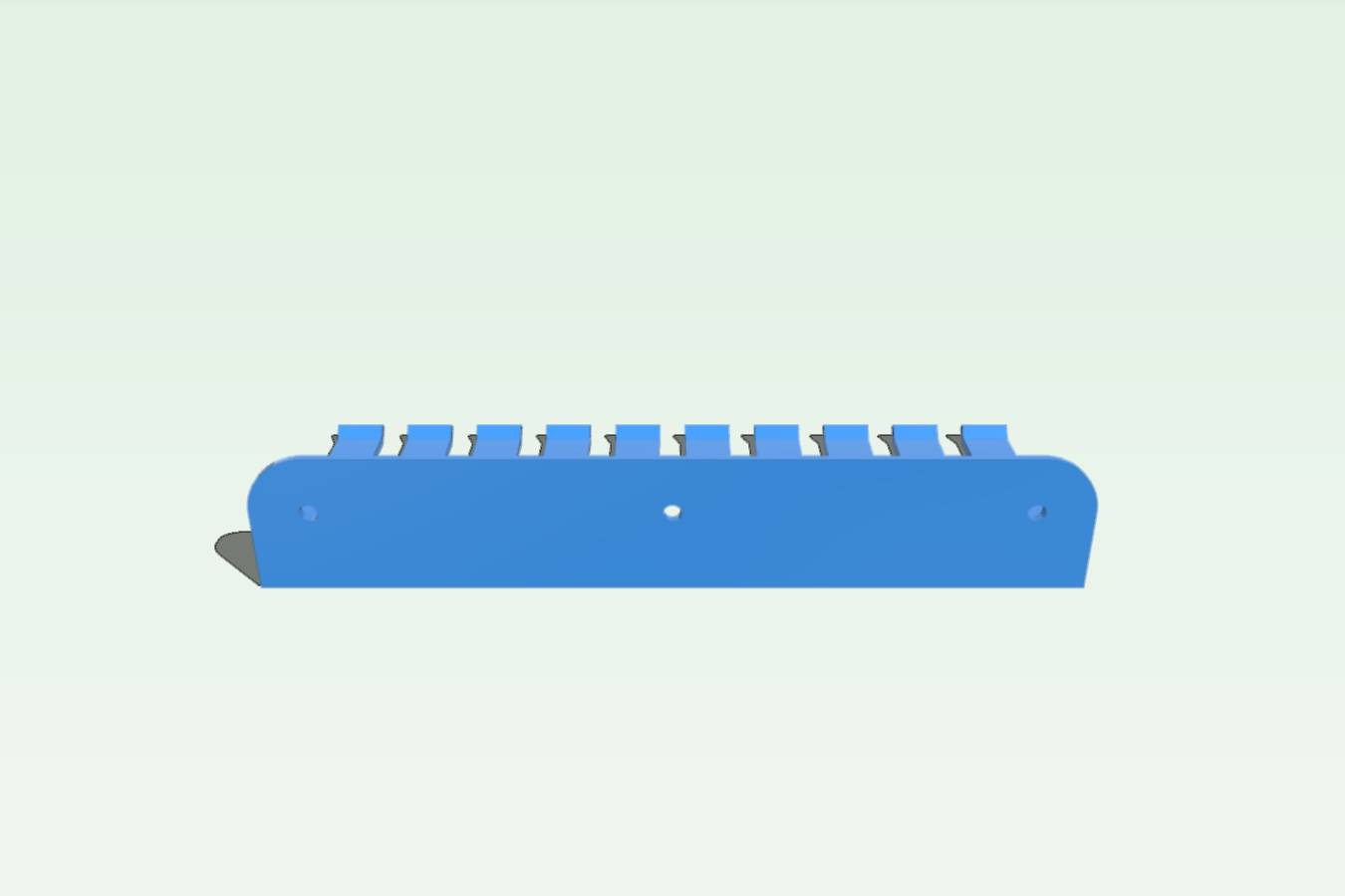 My Customized Cable Organizer with supports primera prueba