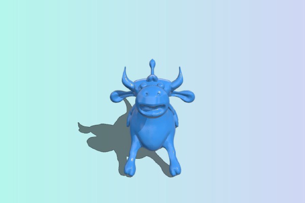 Cow sneeze | 3d print model