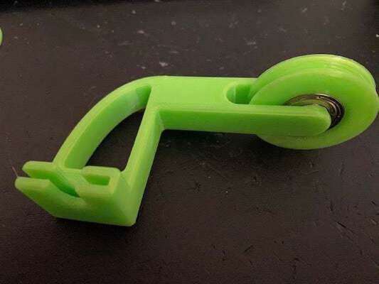 Anycubic Mega Zero - Filament roller guide for BIG RINGS | 3d print model
