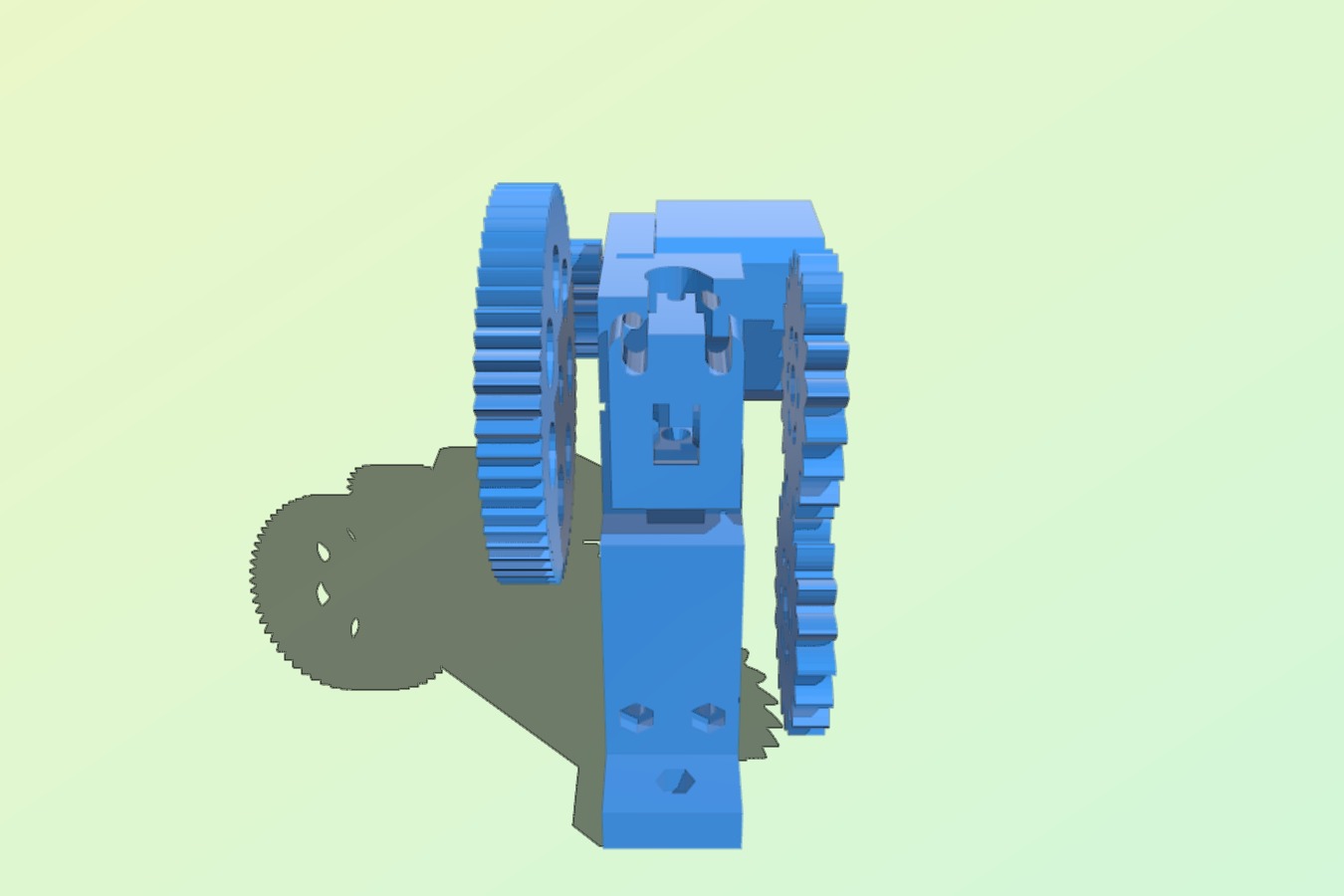 Dual hobbed bolt extruder V2