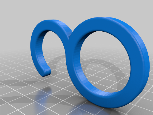 Hair Tie Storage Ring | 3d print model