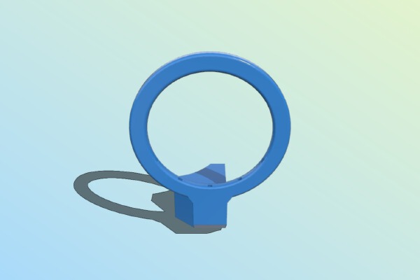 Anet A8 Fan Duct Toilet Seat edition | 3d print model