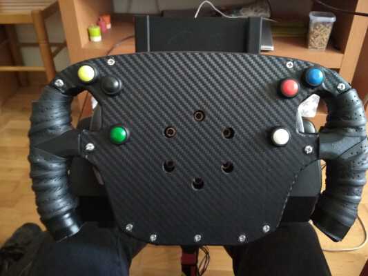 F1 wheel G27 (no need adapter) | 3d print model