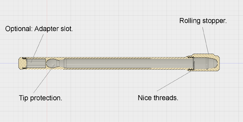 The Perfect Apple Pencil case | 3d print model