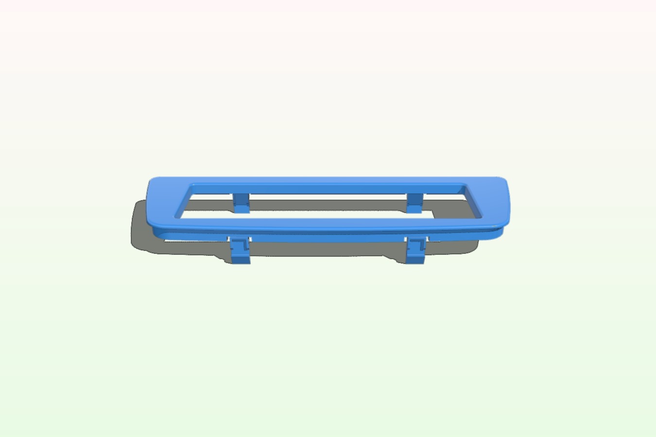 1-DIN frame for Peugeot 107, Toyota Aygo or Citroën C1