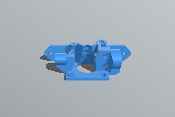 Airtripper Bowden Extruder BSP Edition with P3Steel mounting plate | 3d print model