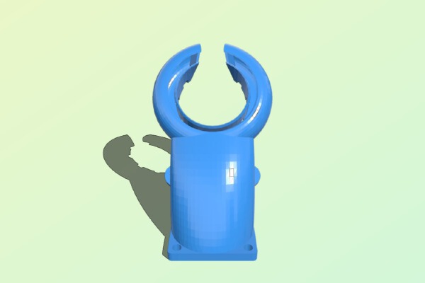 Mendelmax 2 Curved Fan Duct (one piece) | 3d print model