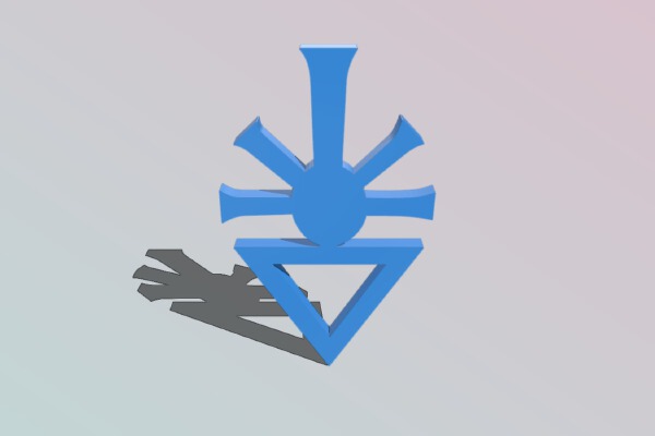 Eldar logo | 3d print model