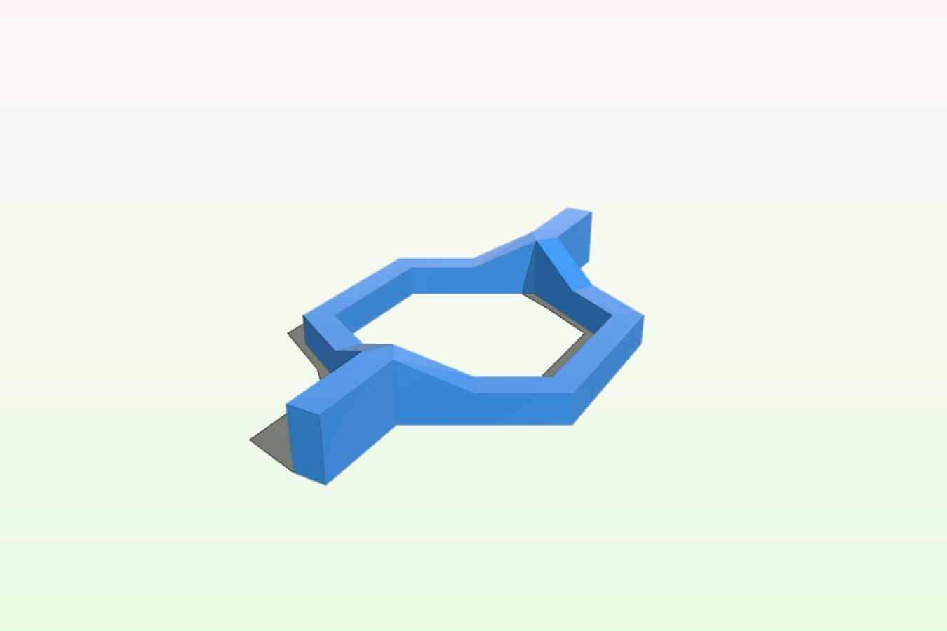 Toilet flapper assembly nut wrench. 86 mm for a 2 inch flush valve.