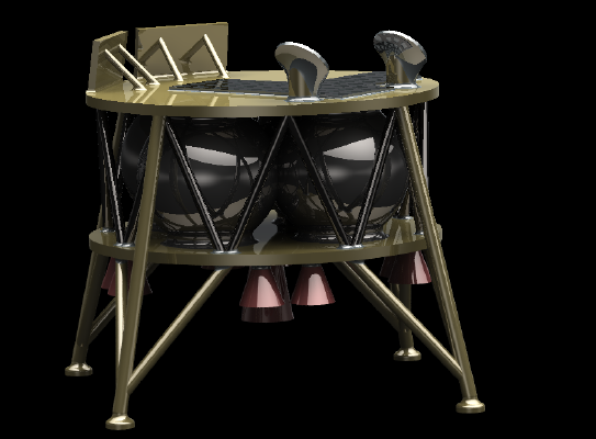 Beresheet SpaceIL | 3d print model