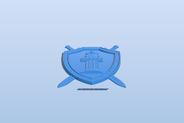 Small emblem of the Prosecutor General’s Office of the Russian Federation | 3d print model