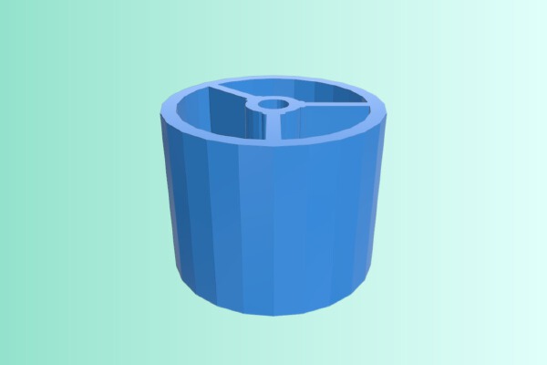 Tape dispenser roller and pin | 3d print model