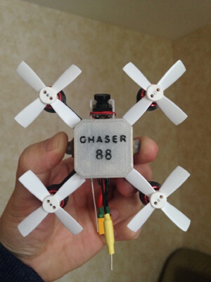 Chaser88 from Banggood canopy with tiny camera mount | 3d print model