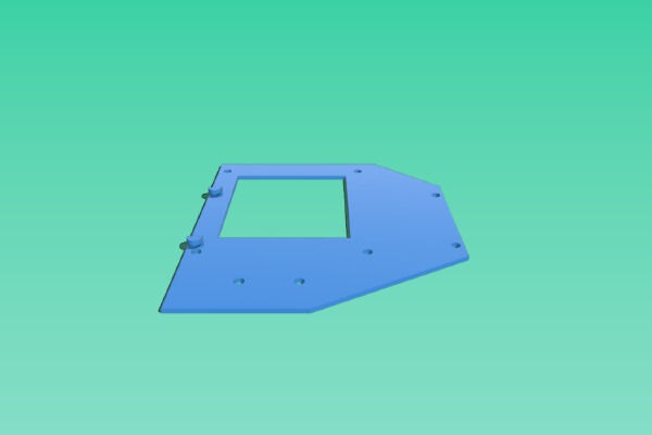 apple Mac pro 3.5 to 2.5 HDD_SSD mount adapter | 3d print model