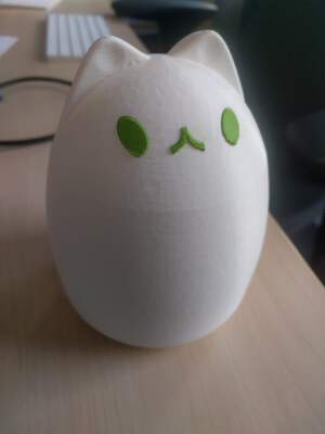 Two color pusheen lamp | 3d print model