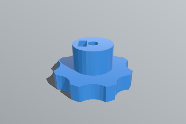 Shapeoko_Shapeoko 2 Z-Axis knob | 3d print model