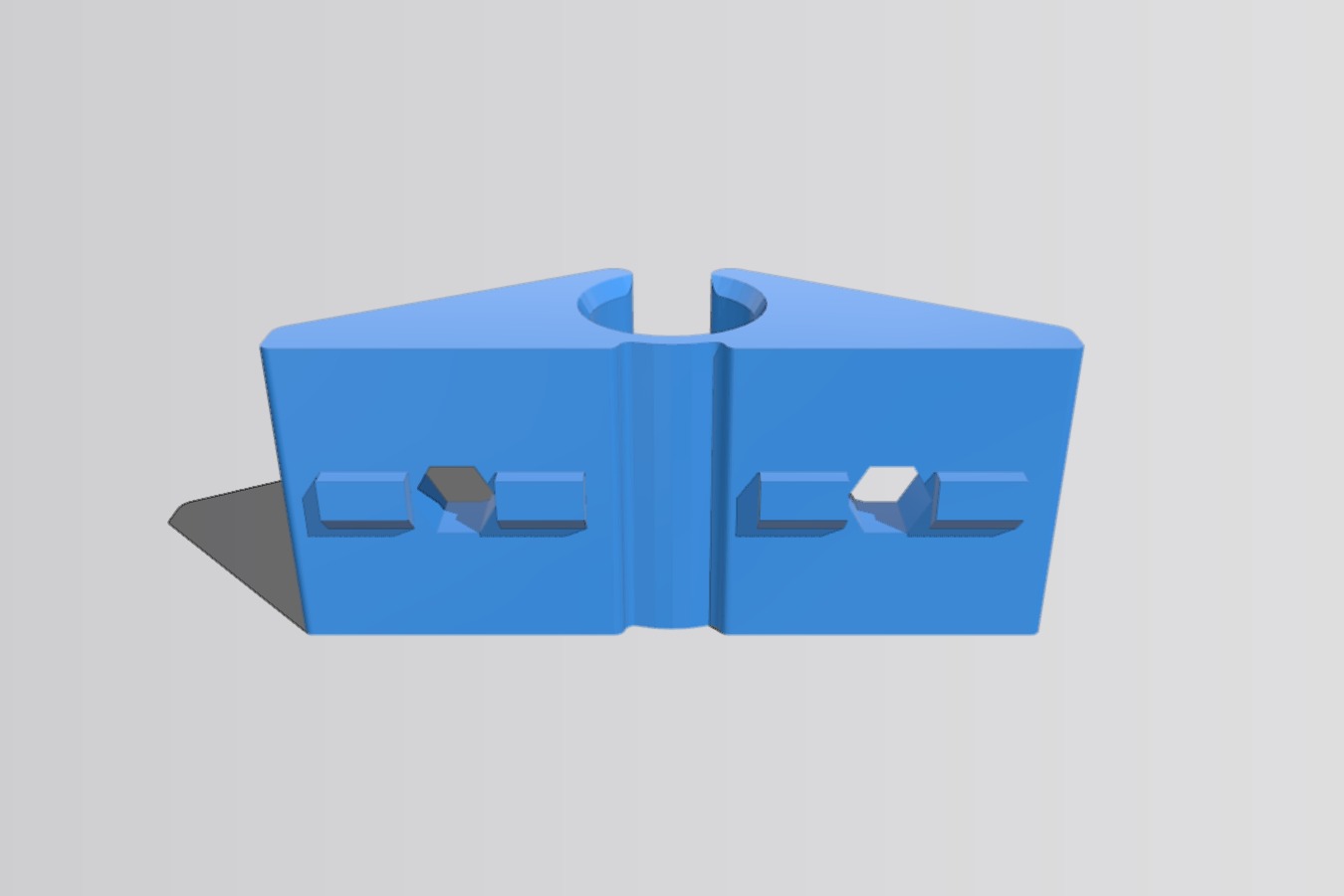 Printable OpenBeam 8mm Shaft Clamp
