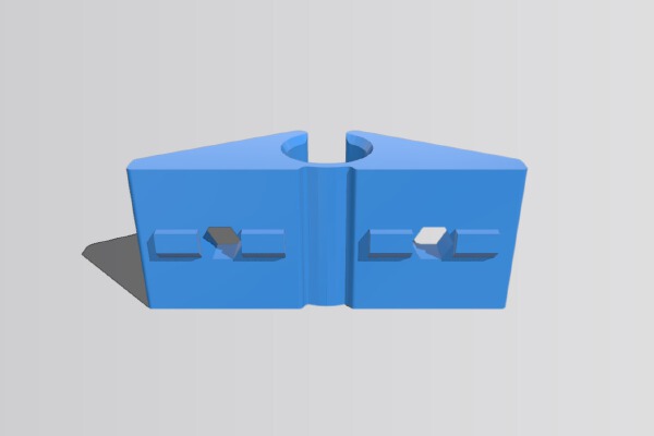 Printable OpenBeam 8mm Shaft Clamp | 3d print model