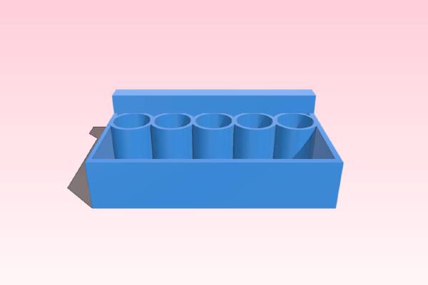 Whiteboard: Marker and Eraser Holder | 3d print model