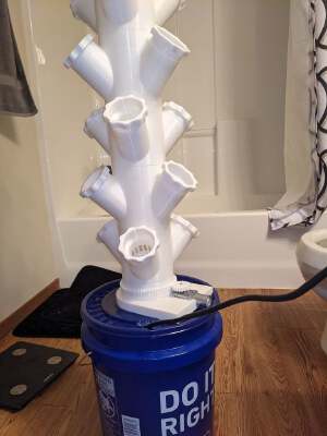 Rotating Modular Hydroponics garden | 3d print model