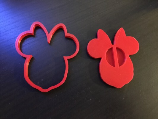 Minnie cookie cutter | 3d print model