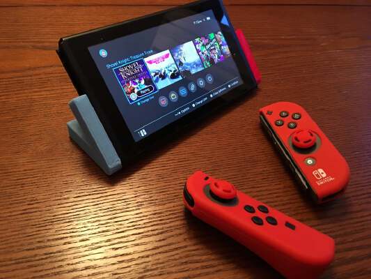 Nintendo Switch 45° Stands for JoyCon Channels | 3d print model