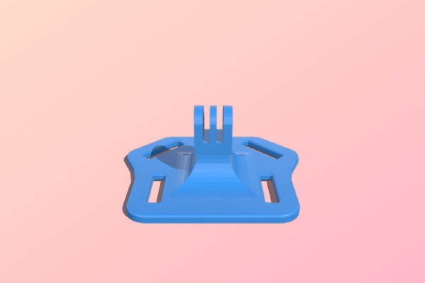 GoPro chestmount | 3d print model