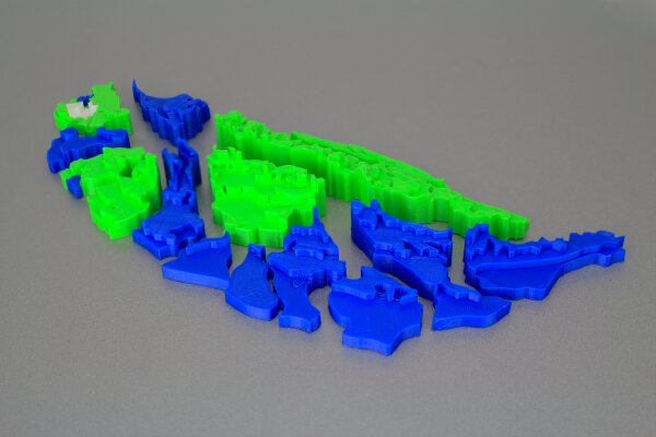 Taiwan puzzle part 2 _ 台灣拼圖第二彈 -- 台灣地形分層圖 | 3d print model