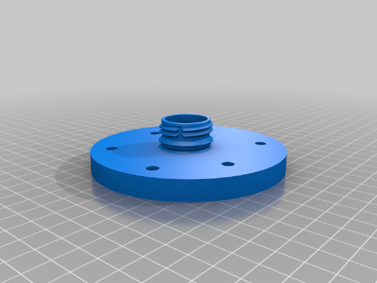 Cyclone Zyklon with flange for bucket | 3d print model