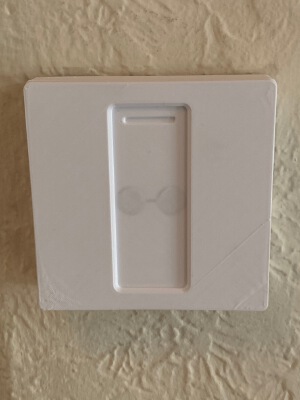 Philips Hue Dimmer switch-holder plate cover US (2 gang) | 3d print model