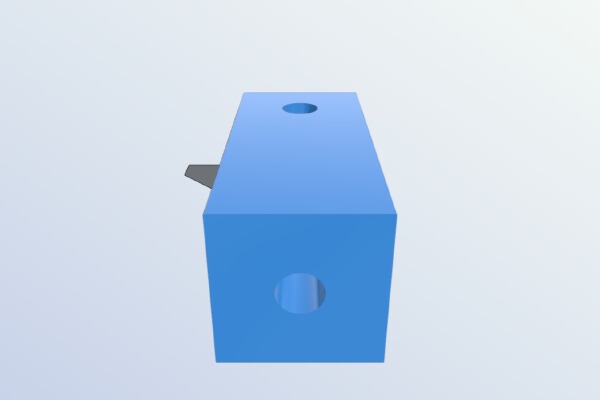 6mm Tilt and Rotate Laser Diode Holder | 3d print model