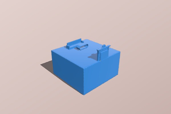 Disney House of the Future (larger version with furniture) | 3d print model