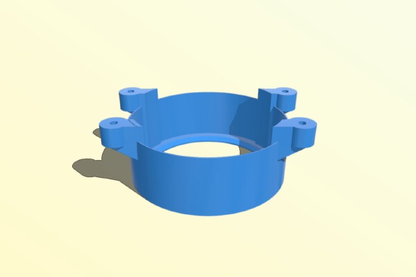 Support  anti brouillard Ducato | 3d print model