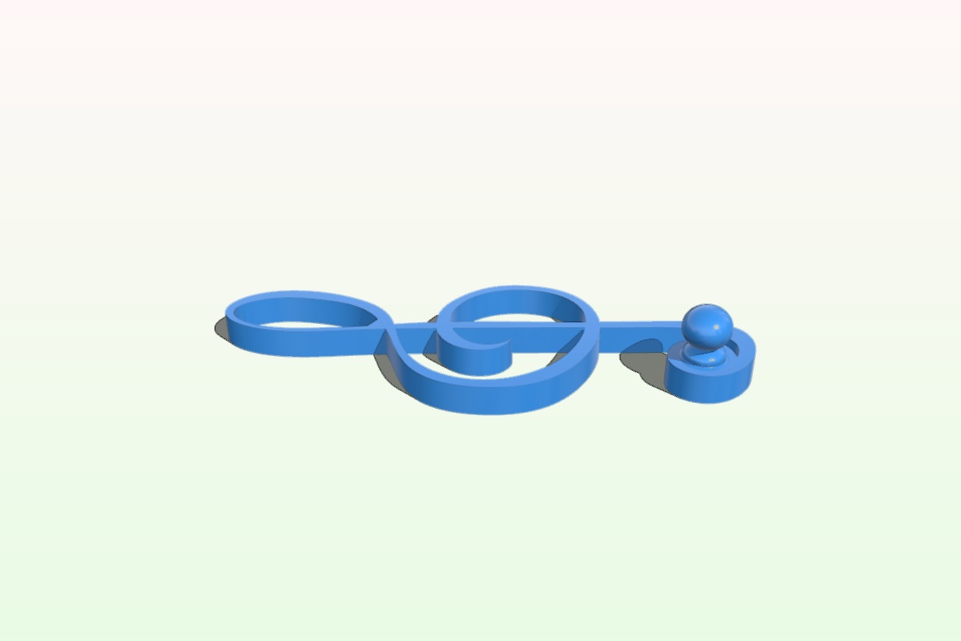 Violin key hanger