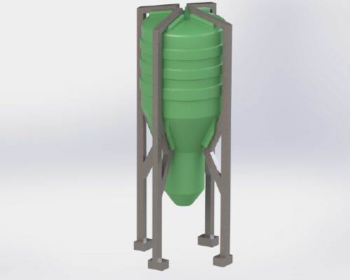 Grain Silo | 3d print model