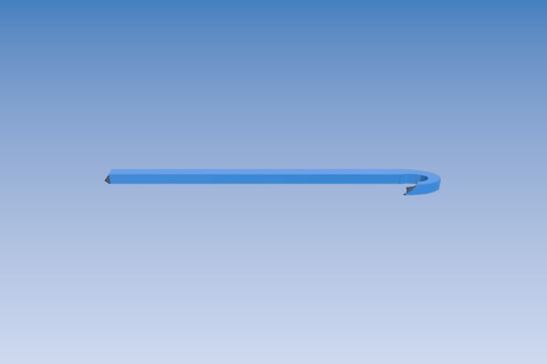 Rubberband Loom Hook - Travel Size | 3d print model