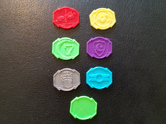 Lords of Waterdeep building markers | 3d print model
