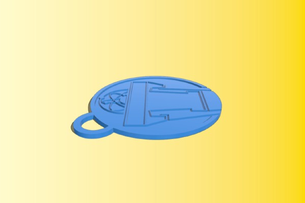 Tomorrowland keychain | 3d print model