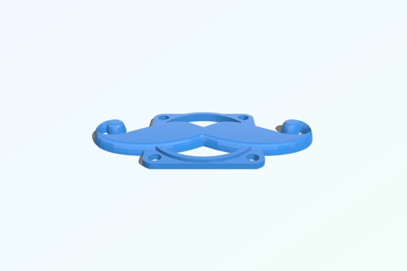 40mm Fan Cover Mustache