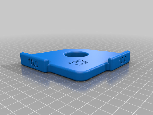 Router template for corner radius | 3d print model