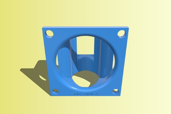Printrbot Ubis 13 Fan Shroud for a 40mm fan (Simple Metal) | 3d print model