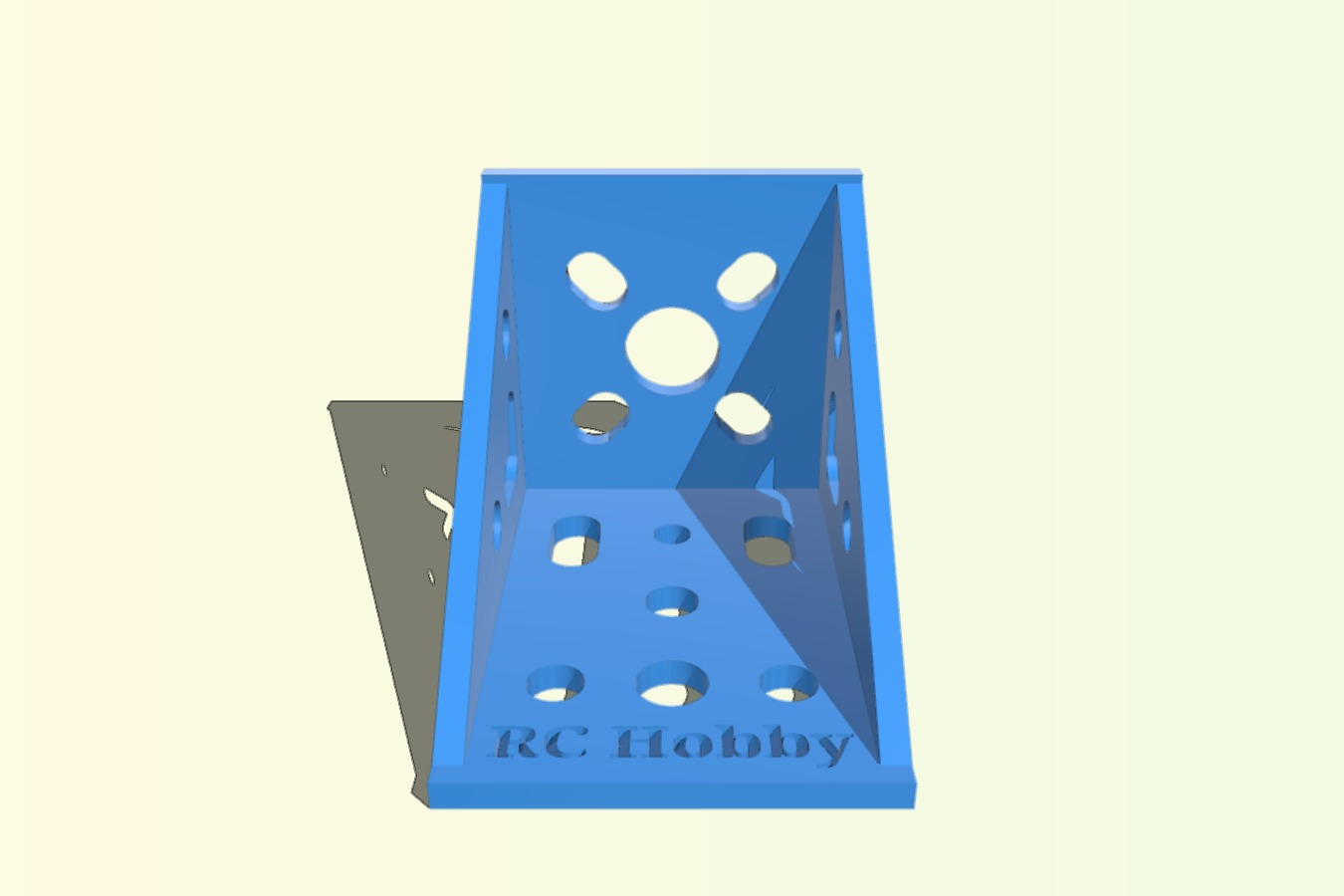 Brushless motor mount (22xx) by Akash