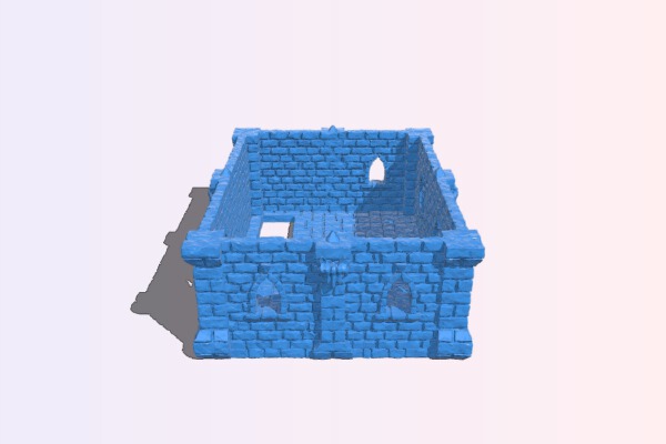 Ulvheim Building Roof (REMIX) | 3d print model