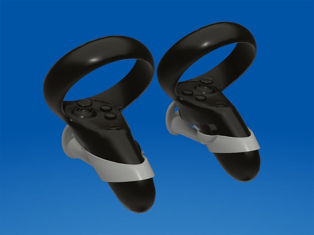 Wall mount for Oculus Quest and Rift S controllers