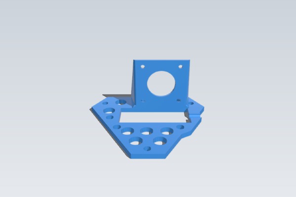 Titan Lightweight Flying Extruder Mount | 3d print model