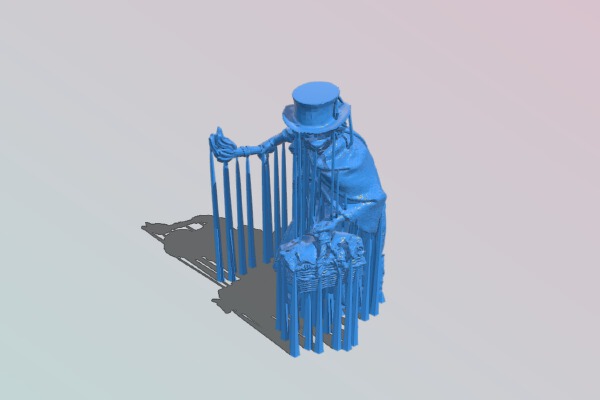 steampunk ogre - rat lady | 3d print model