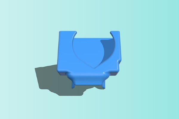 eB Fan Shroud - Remixed to use stock fan screws | 3d print model