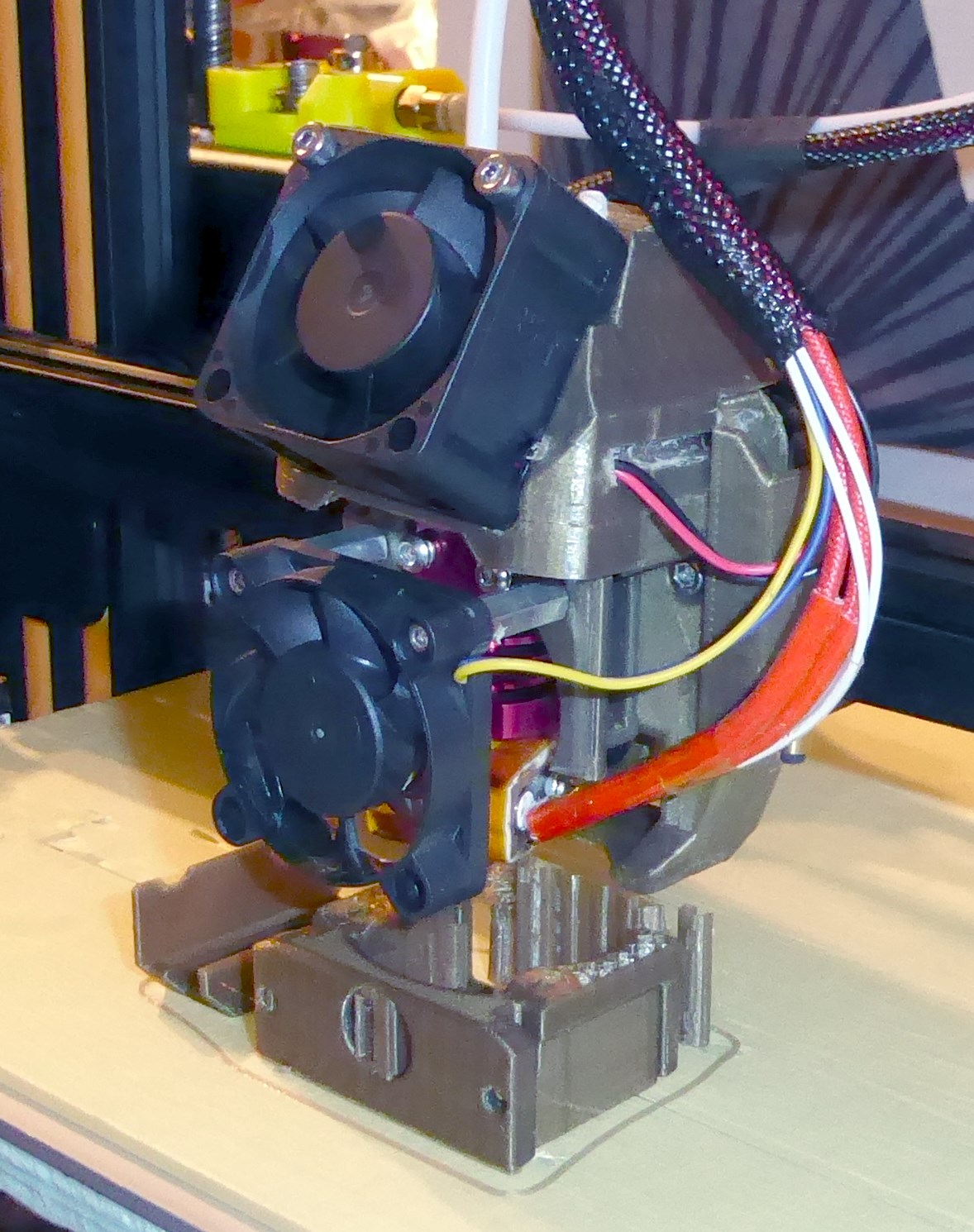 E3D Chimera_Cyclops Mount for Creality CR-10