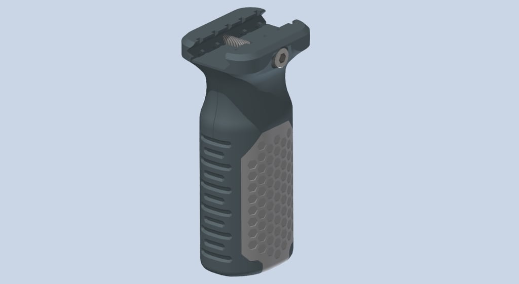 Shade Vertical Foregrip; Slim-Top-Version for low-profile Picatinny rails